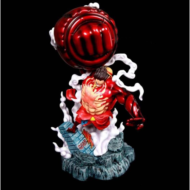 Mô Hình Figure One Piece Luffy Gear 4 cỡ lớn 43cm