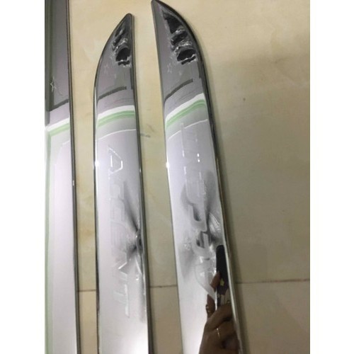 Bộ 4 miếng nẹp sườn HUYNDAI ACCENT 2008-2021 mẫu nhựa mạ crom cao cấp chuẩn phom