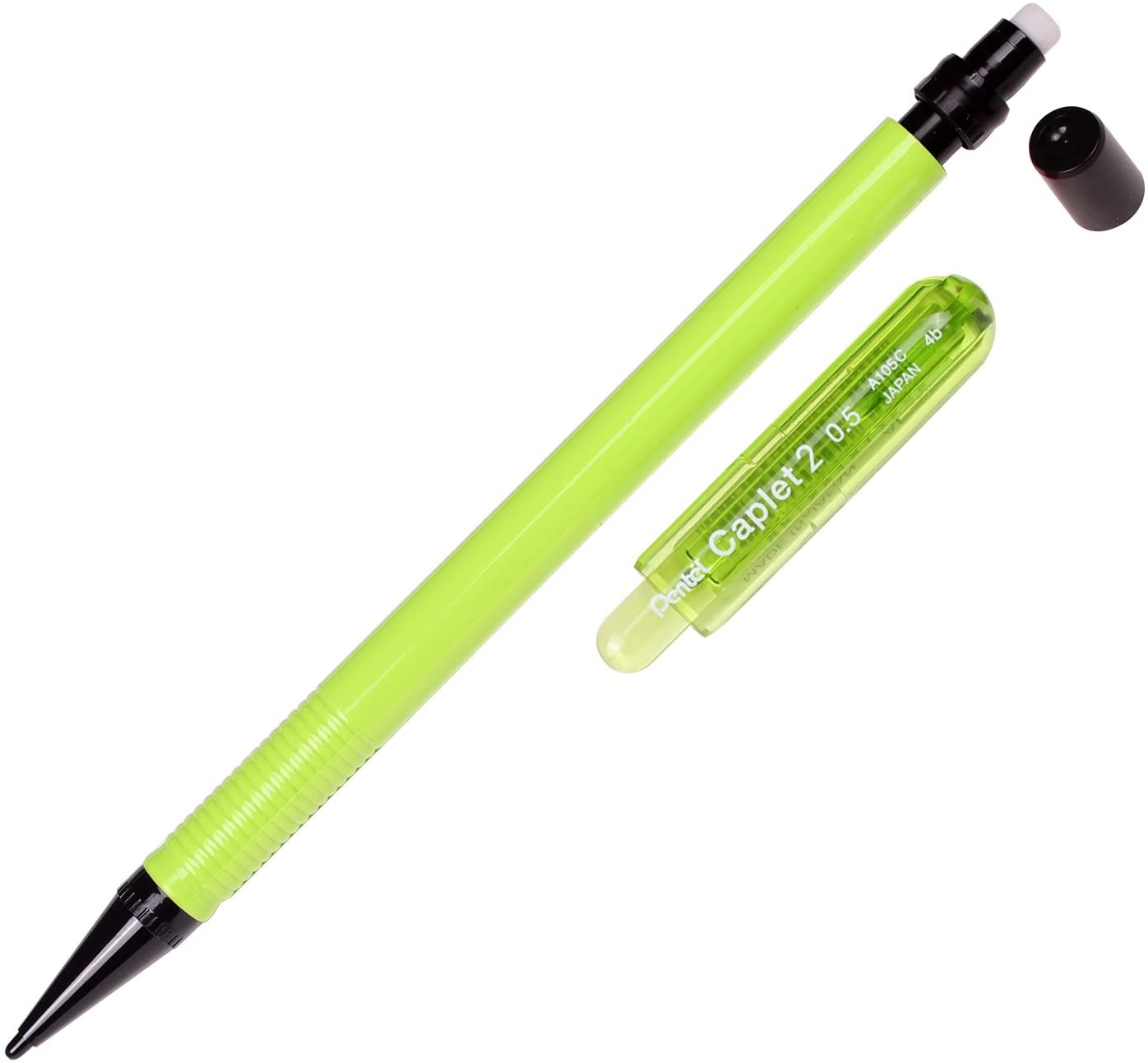 Bút Chì Kim Pentel Caplet Màu Neon A105C Ngòi 0.5mm | Thiết Kế Đẹp Mắt | 4 Màu Vỏ