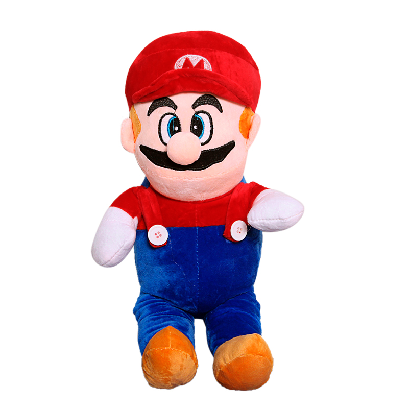 Gấu bông hoạt hình Mario đứng ngộ nghĩnh size 50cm