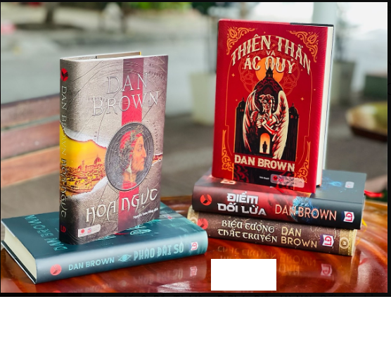 combo 5 cuốn Dan Brown] THIÊN THẦN VÀ ÁC QUỶ - BIỂU TƯỢNG THẤT TRUYỀN - PHÁO ĐÀI SỐ - HỎA NGỤC - ĐIỂM DỐI LỪA – Bách Việt (bìa cứng)