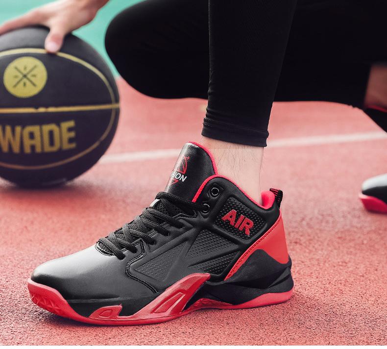 Thương Hiệu Giày Chạy Bộ Nam Trắng Cao Cấp Giày Sneaker Nam 2022 Ngoài Trời Chống Trơn Trượt Đệm Unisex Huấn Luyện Giày Bóng Rổ Người Đàn Ông Color: Black Green Shoe Size: 38