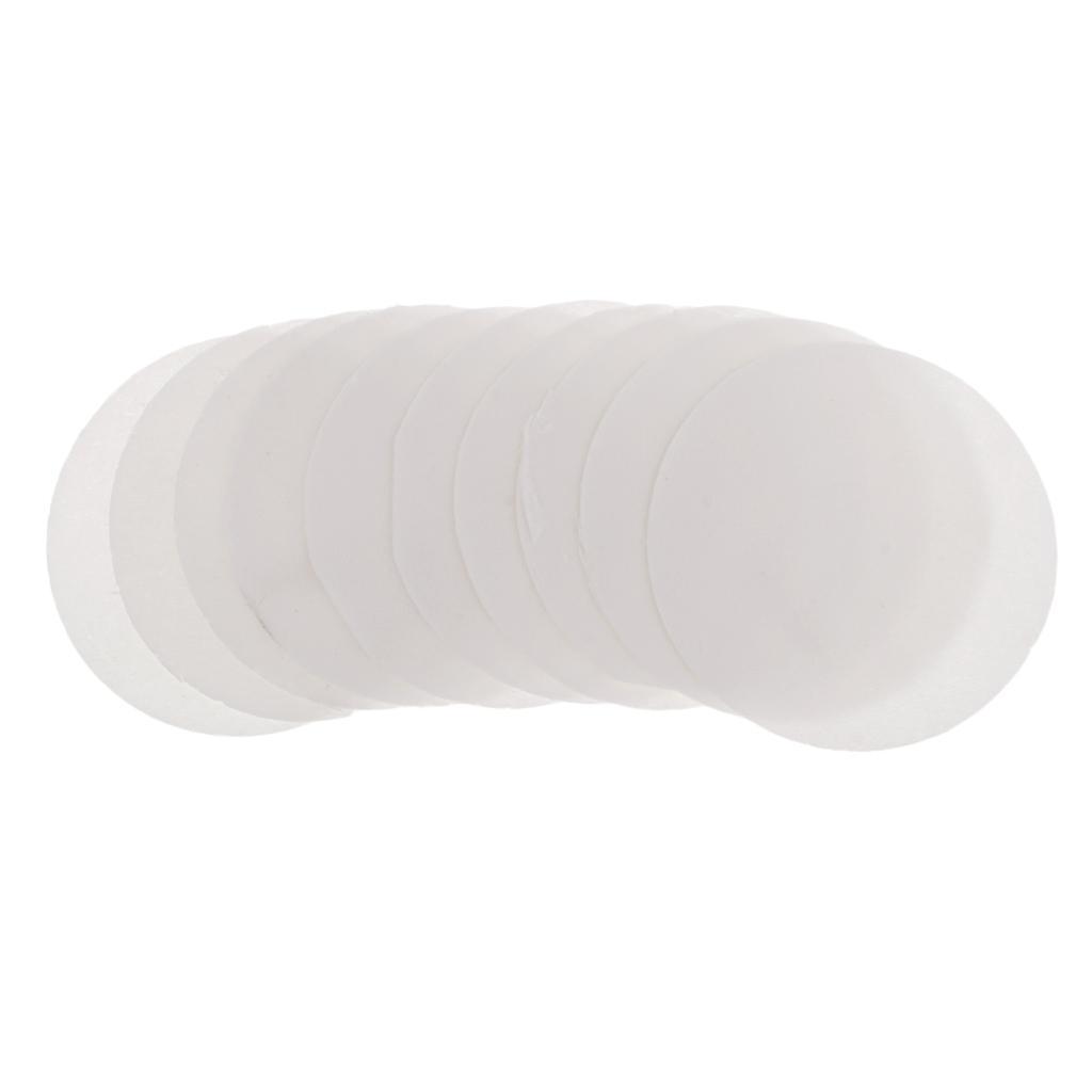 30 Sheet Ceramic Fiber Round Microwave Kiln Glass Fusing Paper, Dia 115mm