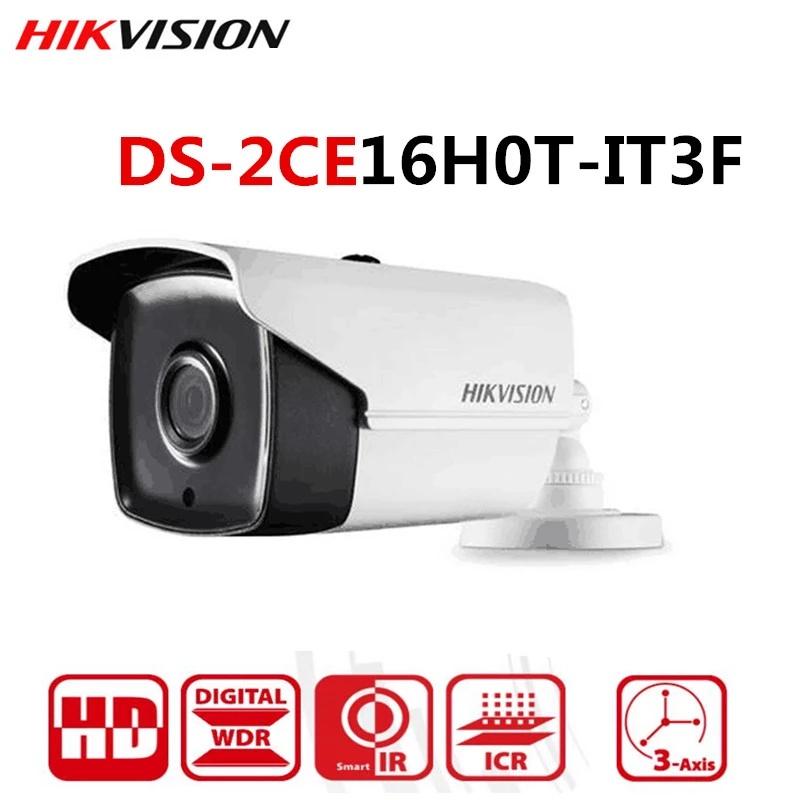 Camera HD-TVI thân trụ (4 in 1) hồng ngoại EXIR 40m độ phân giải 5MP HIKVISION DS-2CE16H0T-IT3F (Hàng chính hãng)