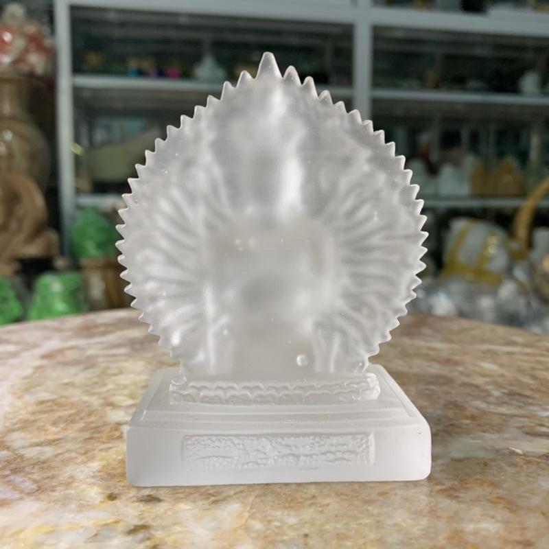 Phật Nghìn Mắt, Nghìn Tay; Phật Chuẩn Đề Ngọc Lưu Ly - cao 9.5cm