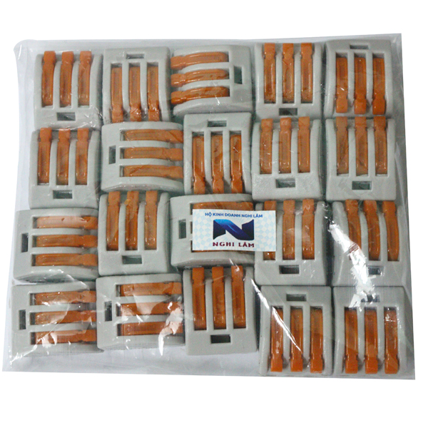 Bộ 20 Cút Nối Dây Điện KV774 3 Cổng