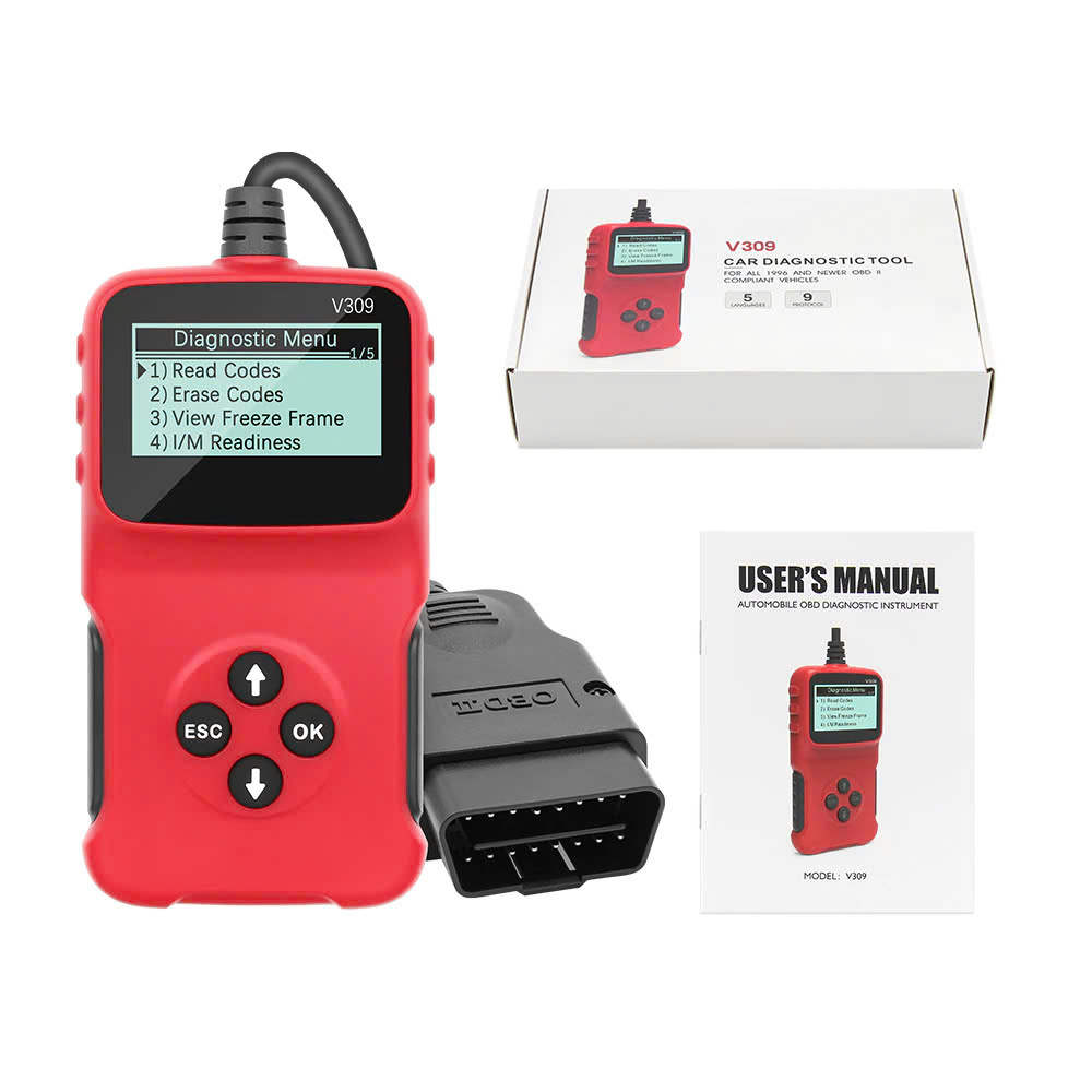 Máy Quét Đọc Mã Lỗi OBD2 Đa Năng V39 Chuẩn Đoán Tự Động: - Loại Tốt Cho Xe Hơi