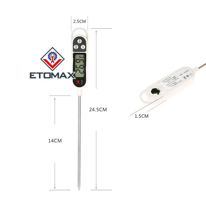 Que đo nhiệt độ TP300 hiển thị màn hình điện tử led LCD