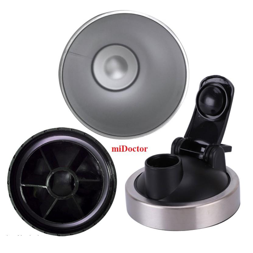 Bình lắc thể thao shaker, tập gym inox 304, đựng nước, pha bột thực phẩm bổ sung - Chính hãng miDoctor