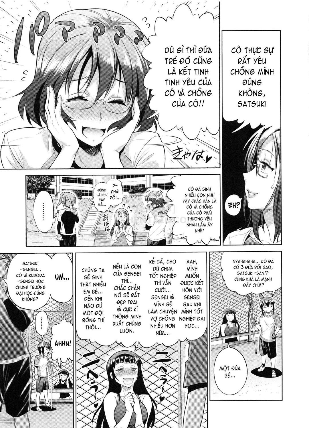 những cô nàng ở clb bóng vợt + sau 2 năm chapter 12 9