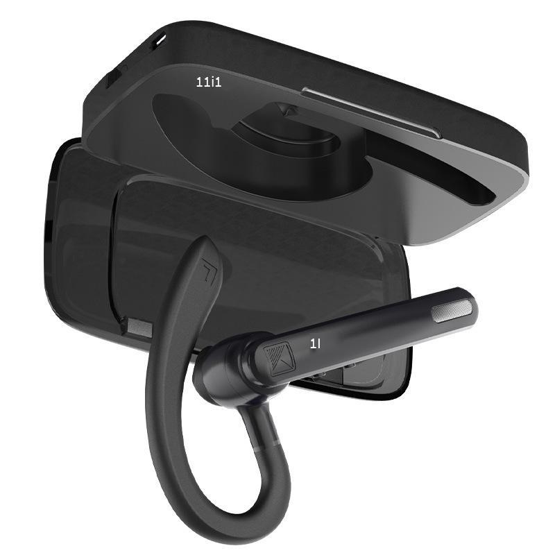 Phong cách mới nhất K10 rung tai nghe bluetooth kinh doanh mới treo tai loại 5.0 giảm tiếng ồn không dây thực sự thể thao chống thấm nước