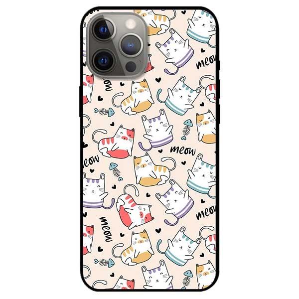 Ốp lưng dành cho Iphone 12 Mini - 12 / 12 Pro - 12 Pro Max mẫu Mèo Meow