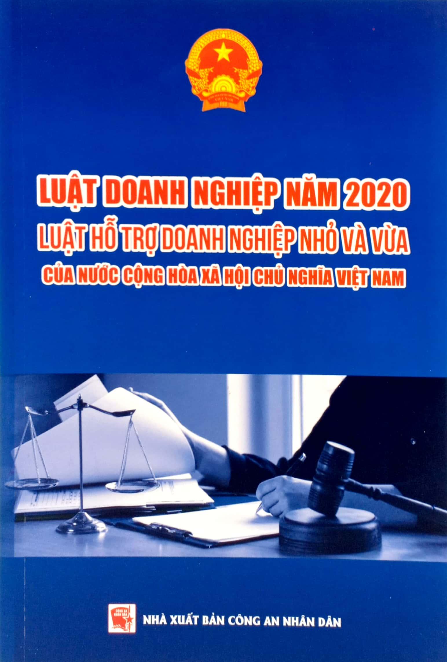 Sách Luật Doanh Nghiệp Năm 2020 - Luật Hỗ Trợ Doanh Nghiệp Nhỏ Và Vừa Của Nước Cộng Hòa Xã Hội Chủ Nghĩa Việt Nam