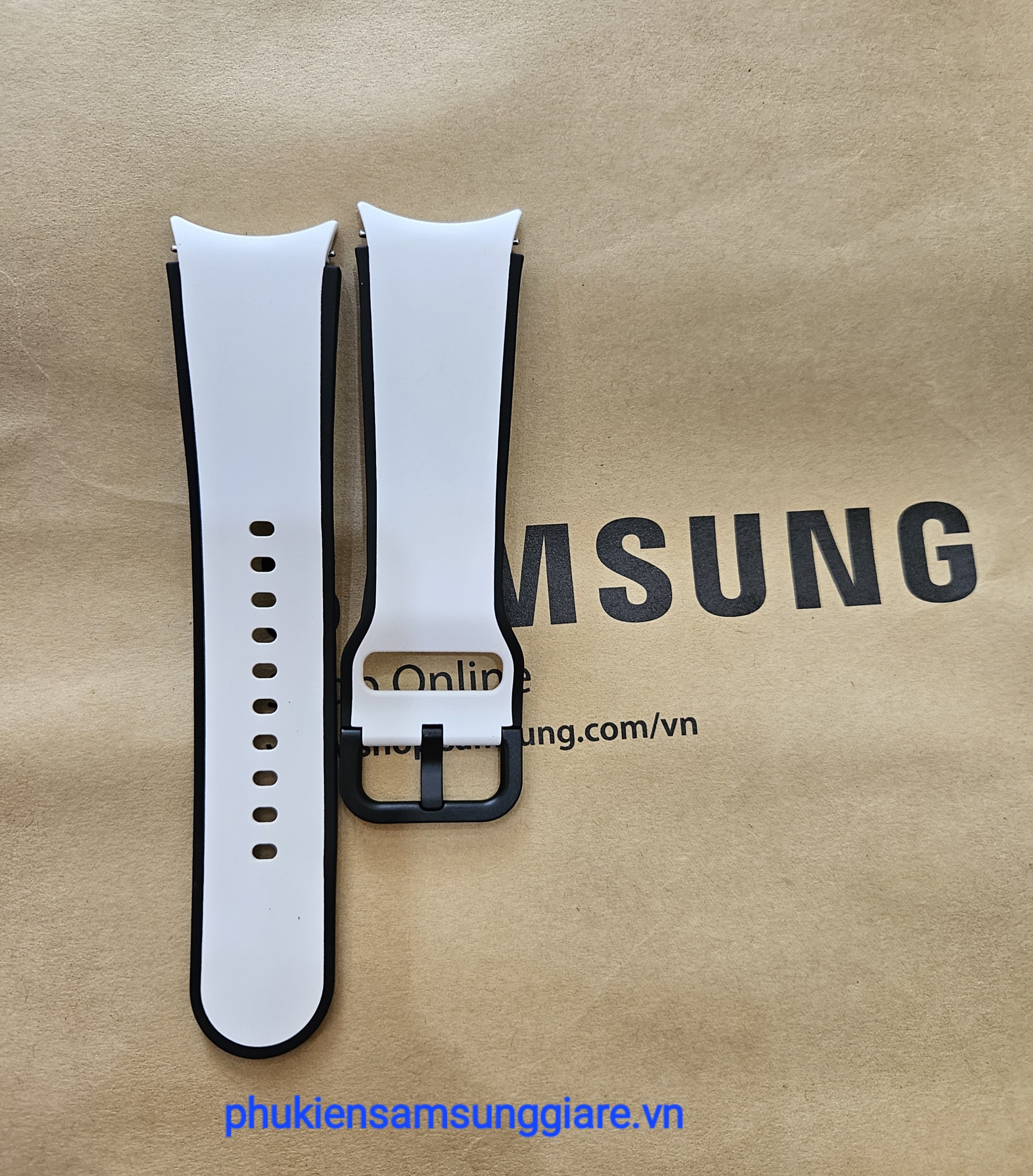 Dây đeo thể thao hai tông màu của samsung Galaxy Watch 5/watch 4/ Size 20mm- Hàng Chính hãng