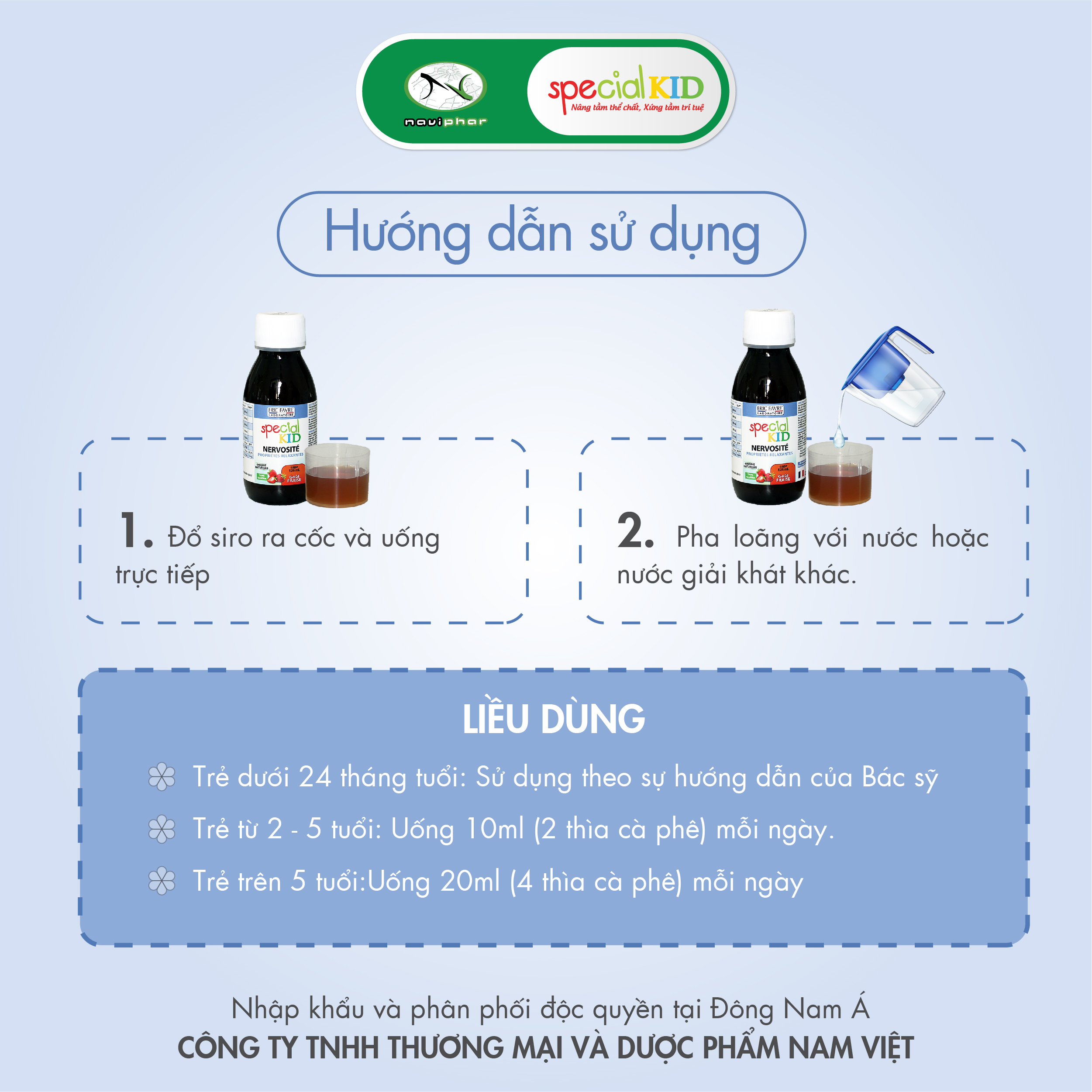 TPBVSK Special Kid Nervosité - Siro giảm lo âu, bồn chồn, căng thẳng