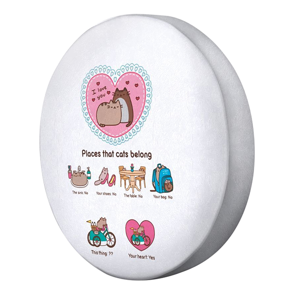 Gối Ôm Tròn Pusheen Place That Cats Belong GOCT184