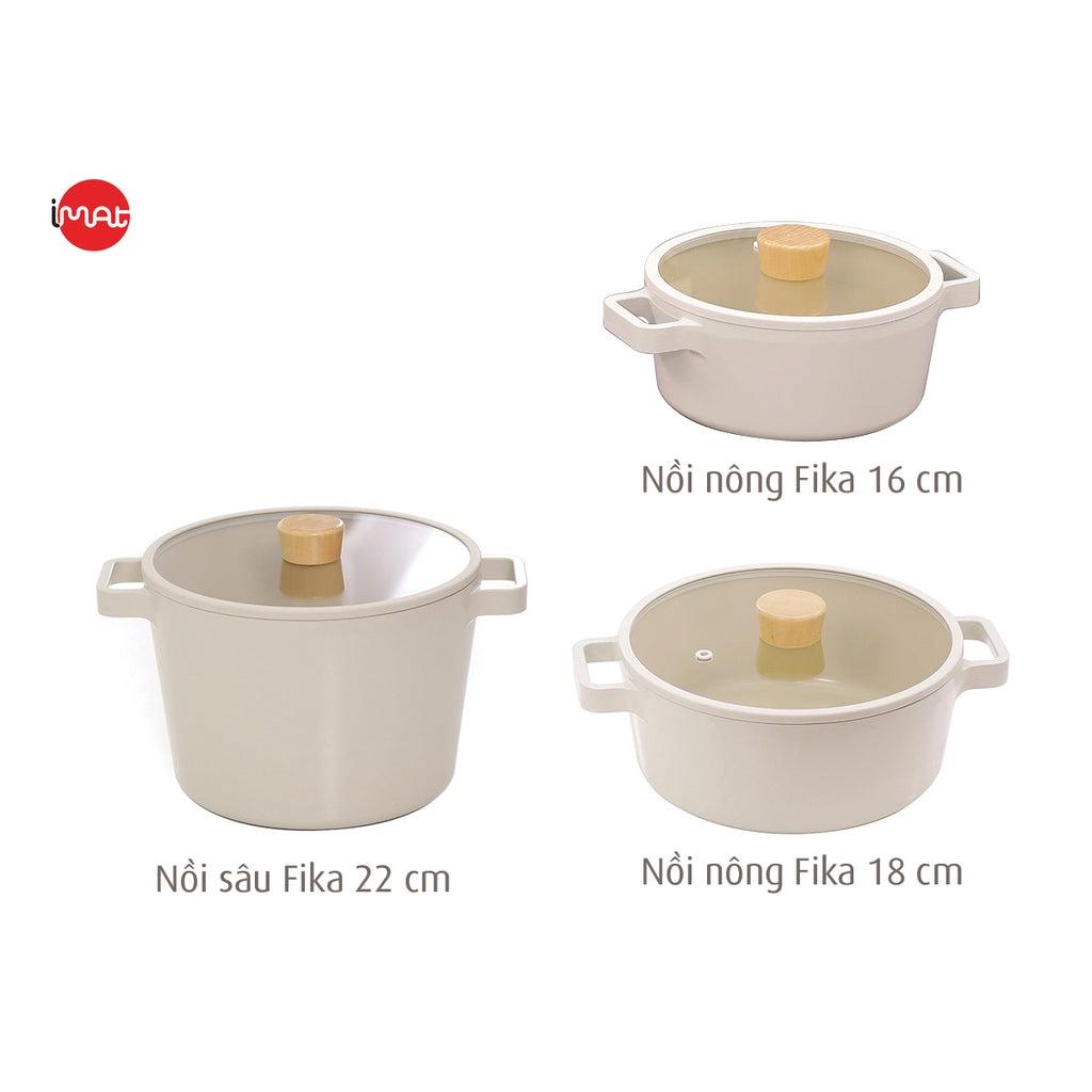 Nồi chống dính Fika hãng Neoflam tráng gốm xtrema sản xuất tại Hàn Quốc