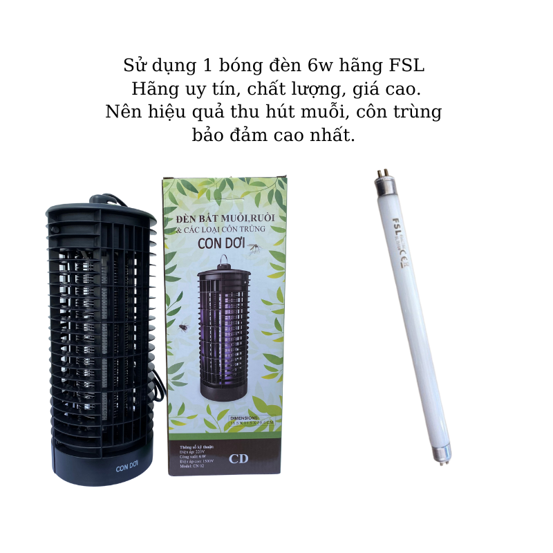 Đèn bắt muỗi, ruồi và các loại côn trùng Con Dơi