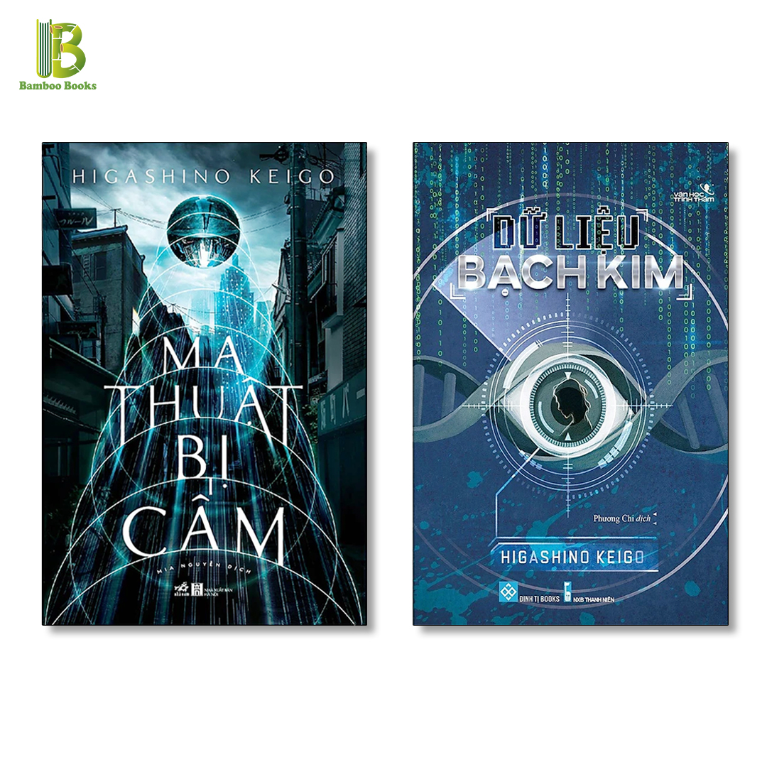 Combo 2 Tác Phẩm Trinh Thám: Ma Thuật Bị Cấm + Dữ Liệu Bạch Kim - Higashino Keigo - Tặng Kèm Bookmark Bamboo Books