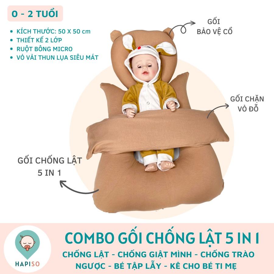 Combo Gối Chống Lật 5in1 Hapiso
