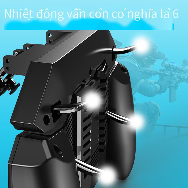 Phong cách mới nhất mới ăn gà hiện vật tay cầm trò chơi AK77 vật lý kim loại phụ trợ tản nhiệt nhanh cho điện thoại di động phổ thông