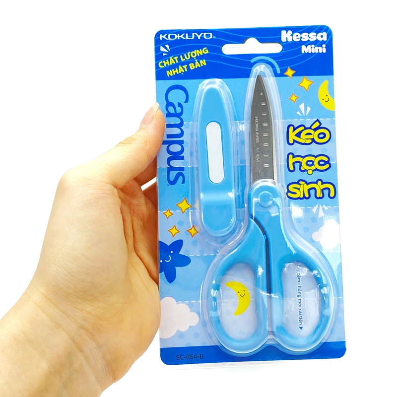 Kéo Học Sinh Kessa Mini SC-KS4-B - Màu Xanh