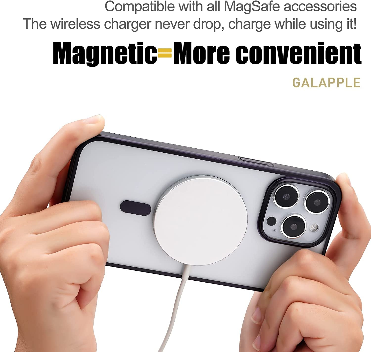 Ốp lưng chống sốc viền crom cho iPhone 14 Pro Max hỗ trợ sạc Maqsafe hiệu DEVIA Glimmer Series - hàng nhập khẩu