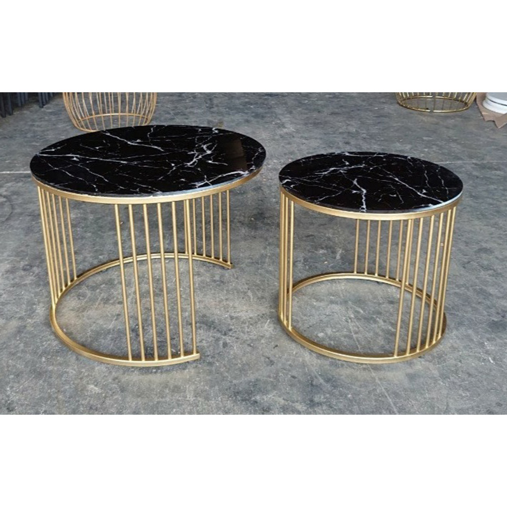 Bàn trà Modena - Mặt đá nhân tạo trắng