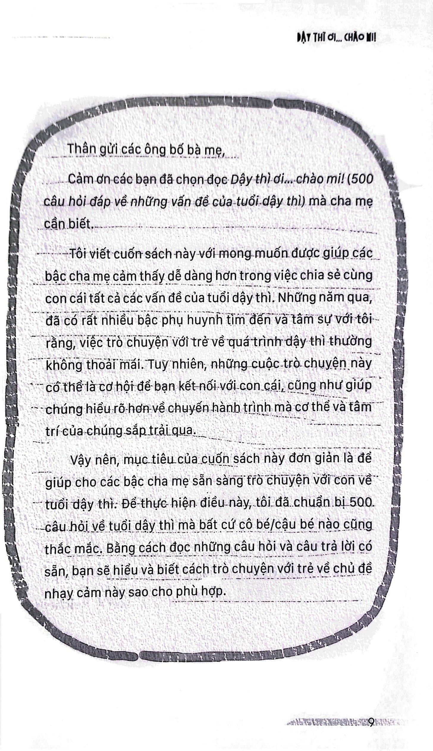 Dậy Thì Ơi Chào Mi
