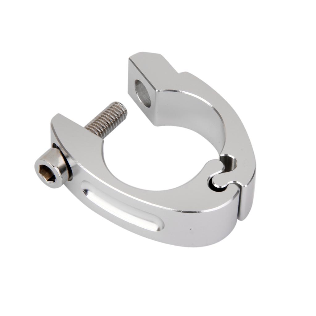Waterproof Chrome Motorcycle Bike Handle Bar Mount Clock for