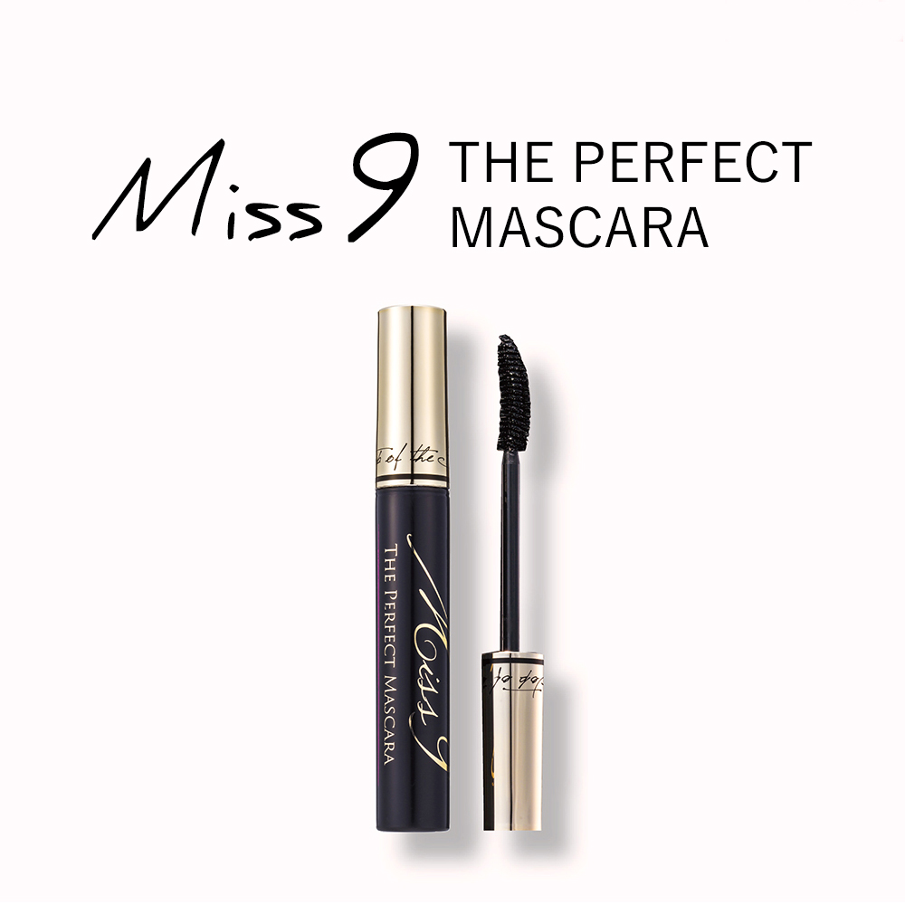 Chuốt mi Artistic&amp;Co Miss9 THE PERFECT MASCARA 8g - mascara làm đầy có độ bám dính cao, tơi mi, dây mi, dầy mi và sáng bóng