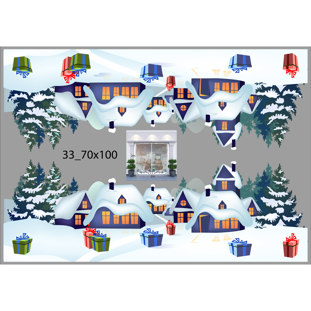 DECAL TRANG TRÍ NOEL 2021 COMBO SỐ 6
