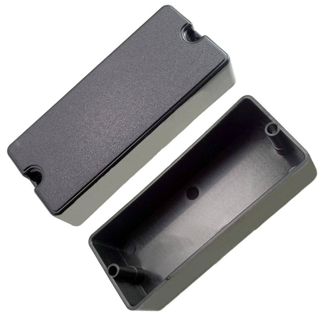 2Pcs Sealed Pickup Cover Humbucker w/ 2 Screw Holes for Electric Bass Parts