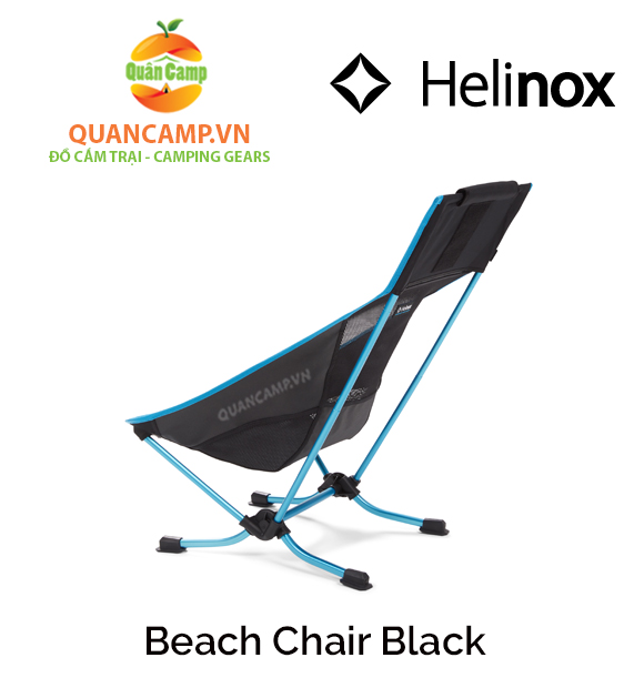 Ghế dã ngoại xếp gọn Helinox Beach Chair Black