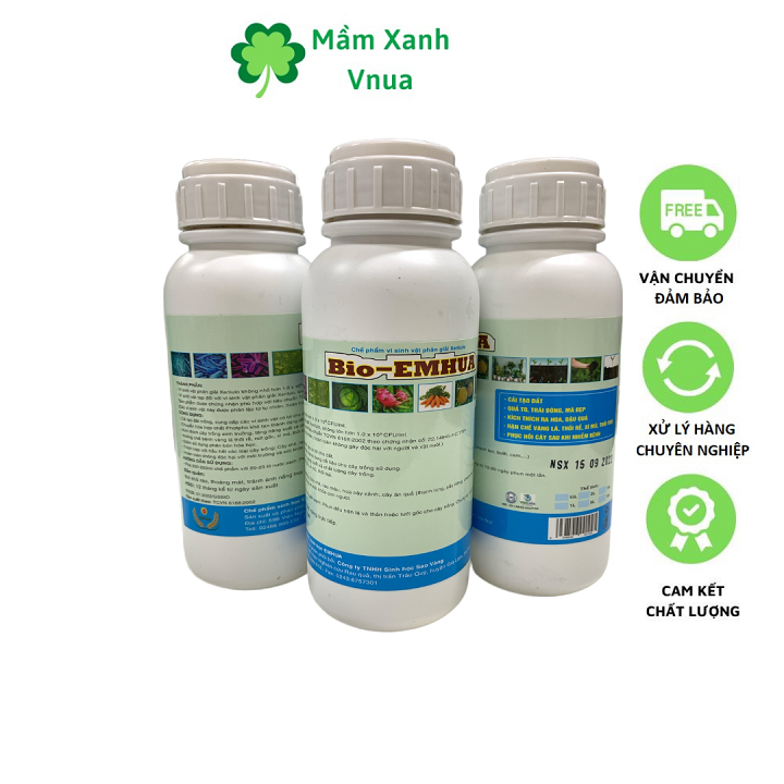Chế phẩm sinh học BIO – EMHUA - Xử Lý Photpho trong Đất - Chai 500ml