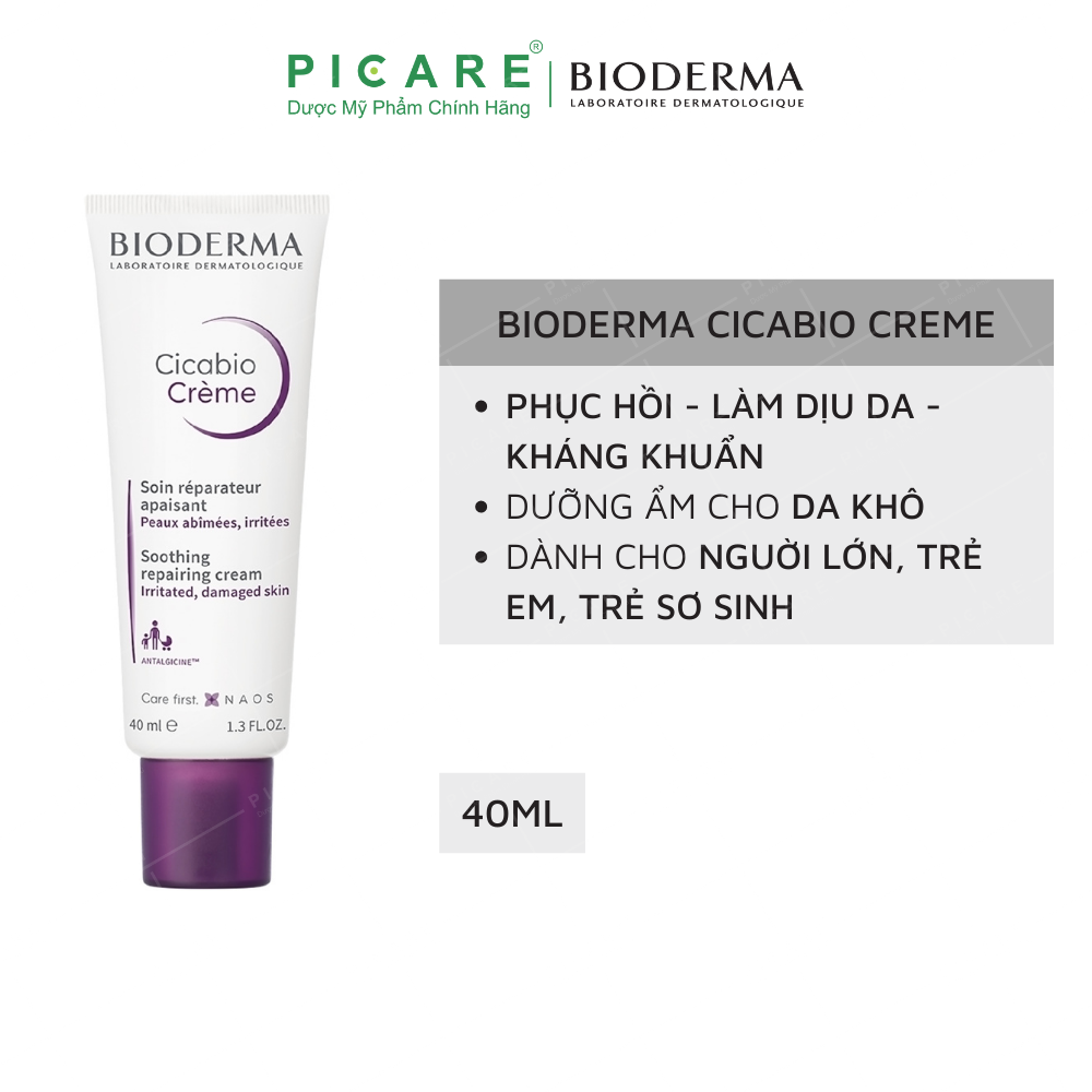 Kem Dưỡng Da BIODERMA CICABIO Cream 40ml - 28001