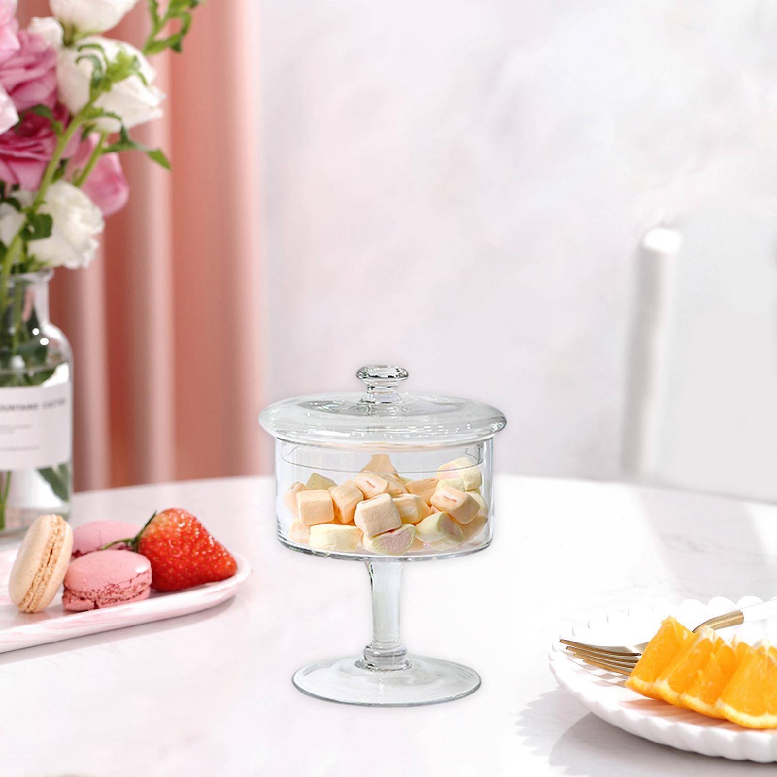 Glass Cake Tray Cake Holder Cupcake tand for Celebration Home Decoration S
