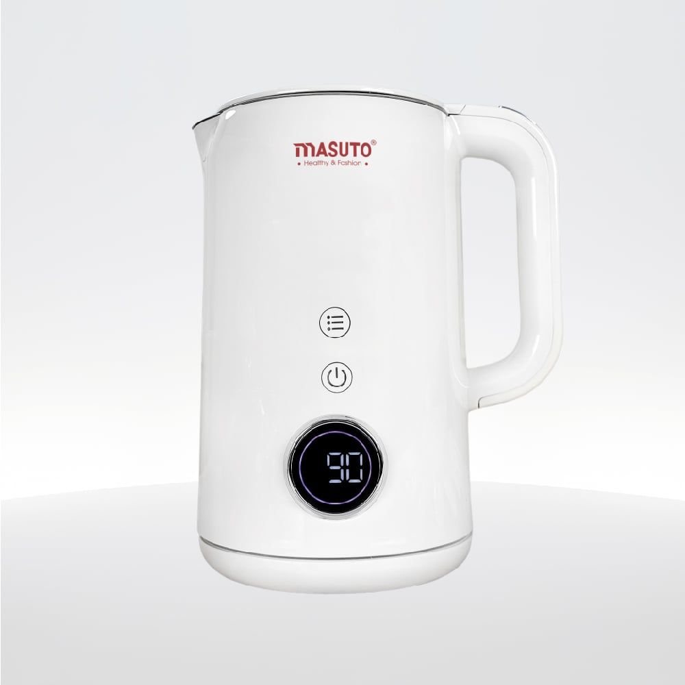 Ấm đun siêu tốc Masuto 1,7L MS Nami 2 lớp, giữ nhiệt, chống bỏng an toàn, inox 304 nguyên khối - Hàng chính hãng