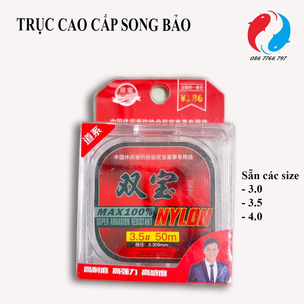 Cước Trục Cao Cấp Song Bảo, Dây câu cá nylon chính hãng ShuangBao, Cước săn hàng nội địa - KhoaHuyen Fishing