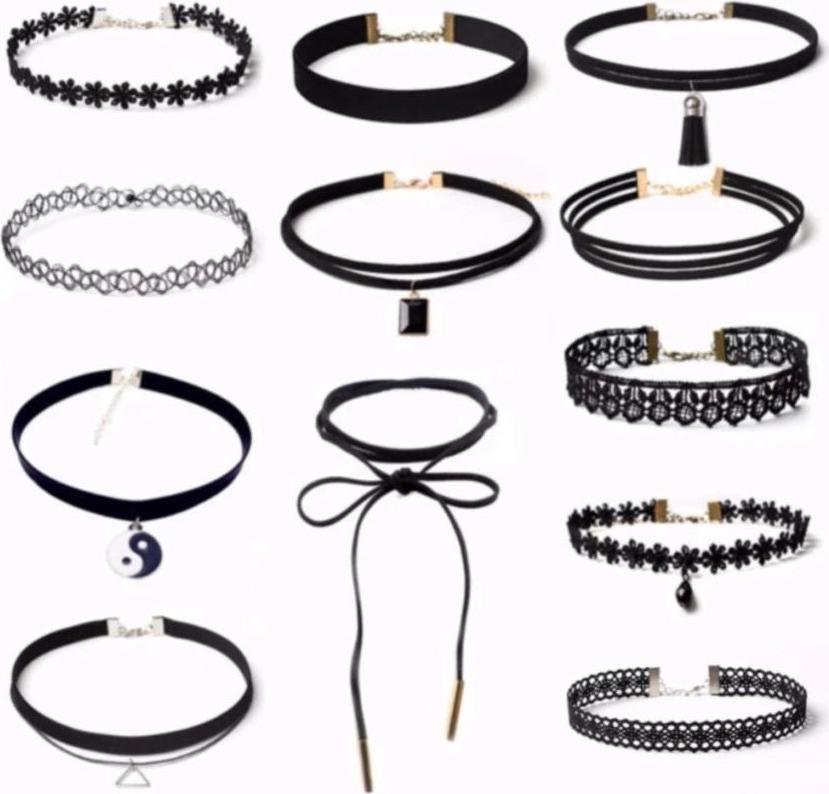 Bộ 12 Vòng Chocker Cá Tính - Vòng Cổ Nữ Thời Trang