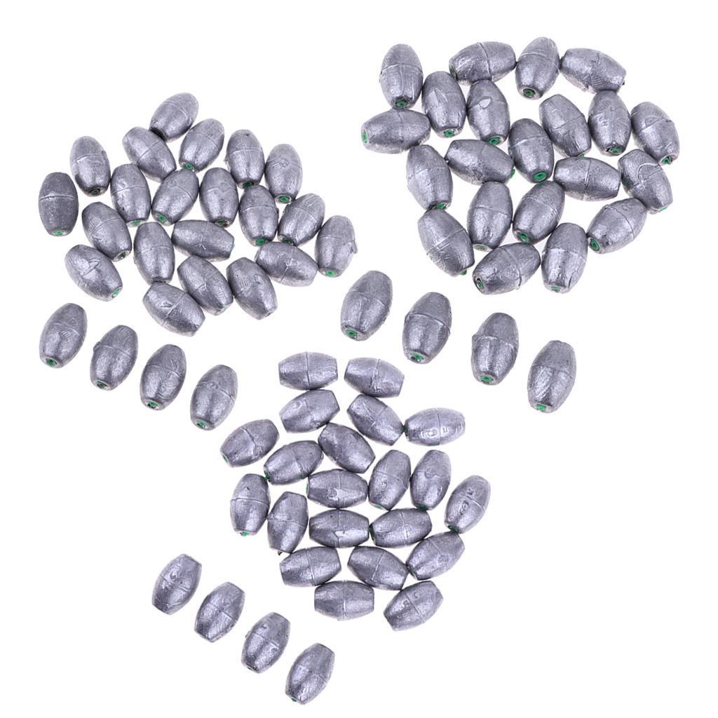 25Pcs Fishing Lead Weights - Lead Fishing Sinker Weight - Saltwater Freshwater