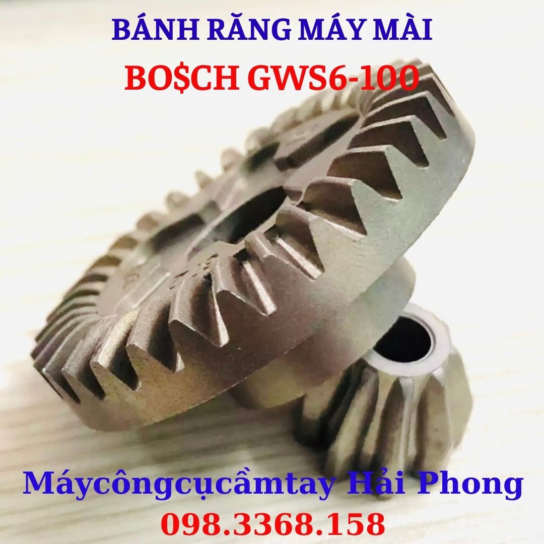 Bánh răng máy mài góc dùng cho 'BO$CH' F100. Mod. 'G W S 6-100'. ( Nhông ) RĂNG THẲNG