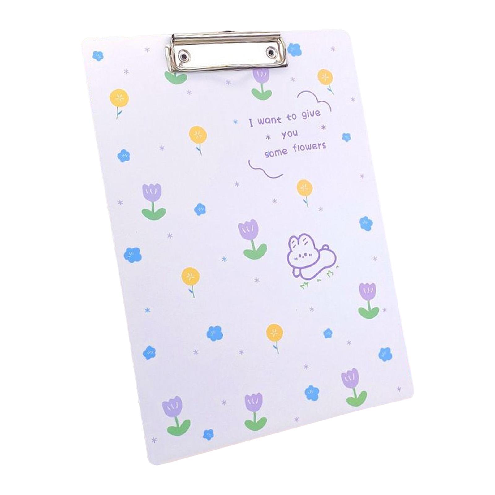 2PCS Cute Clipboard Fastener File Folders Gifts Creative for Home Office