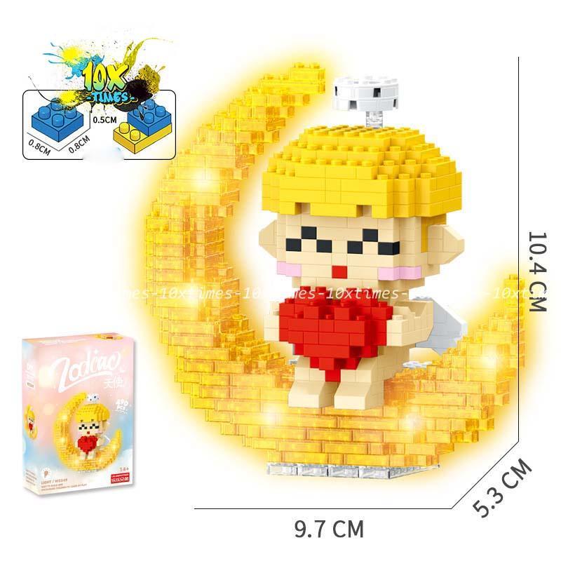 Mô hình lắp ráp cung hàng đạo phát sáng 10 cm