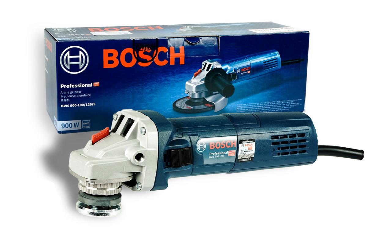 MÁY MÀI GÓC ĐIỀU TỐC 900W 125MM BOSCH GWS 900-125 S - HÀNG CHÍNH HÃNG