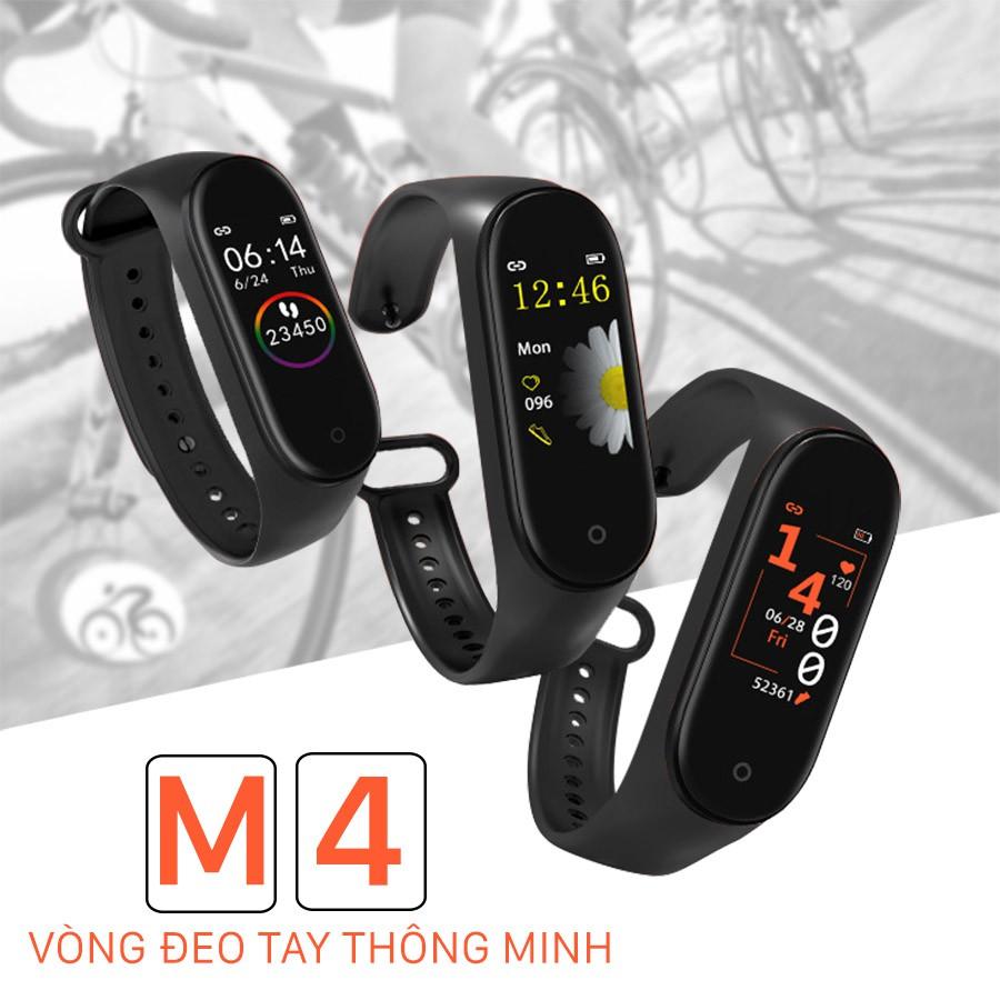 VÒNG TAY ĐỒNG HỒ THÔNG MINH M4 (FULL BOX)