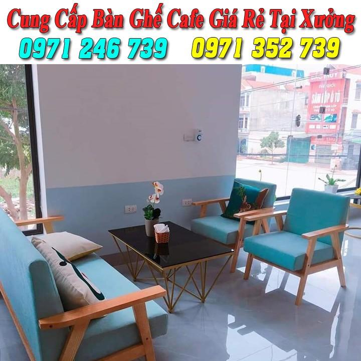 Bộ bàn ghế cafe sofa cao cấp