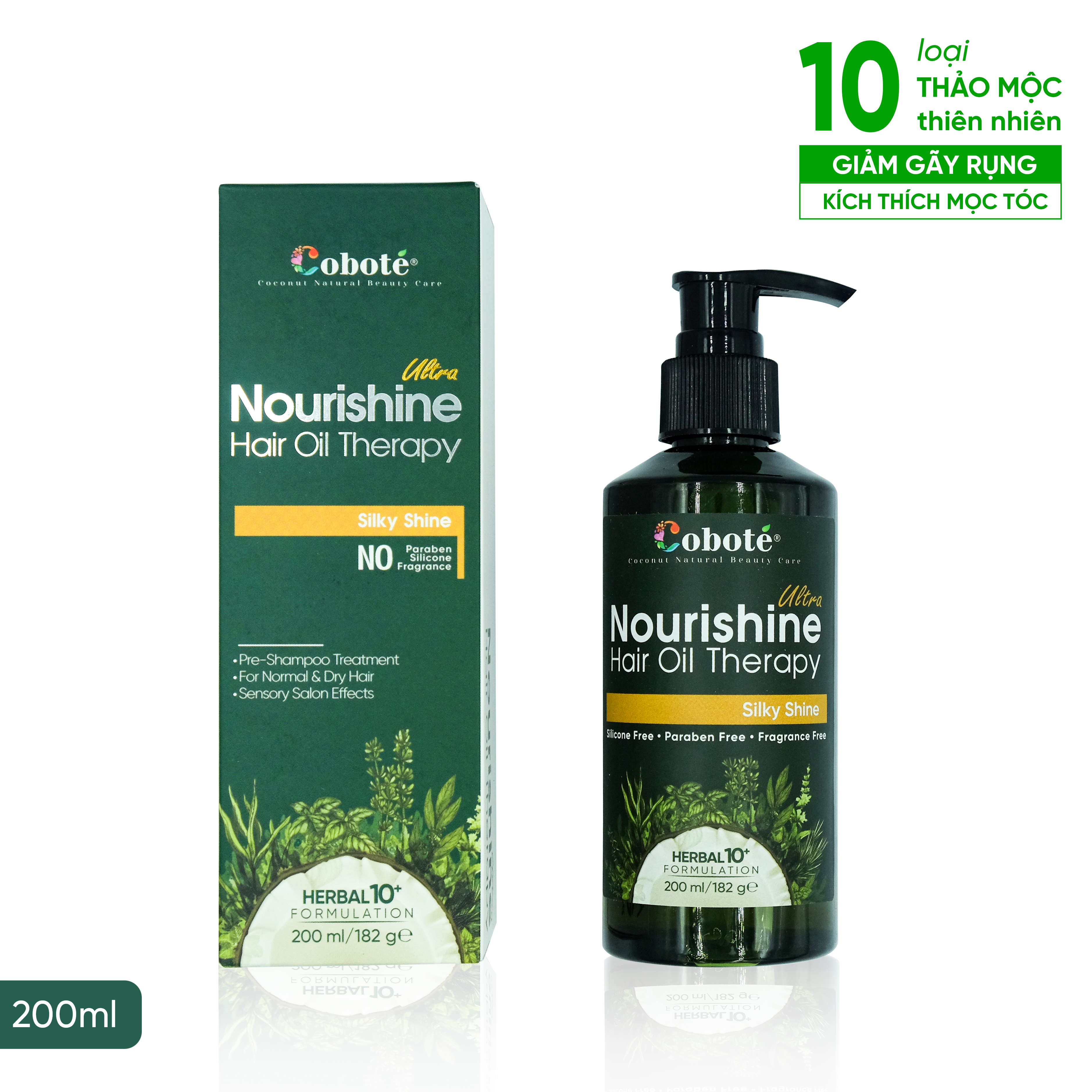 Cobote - Dầu ủ tóc thải độc trước gội 200ml