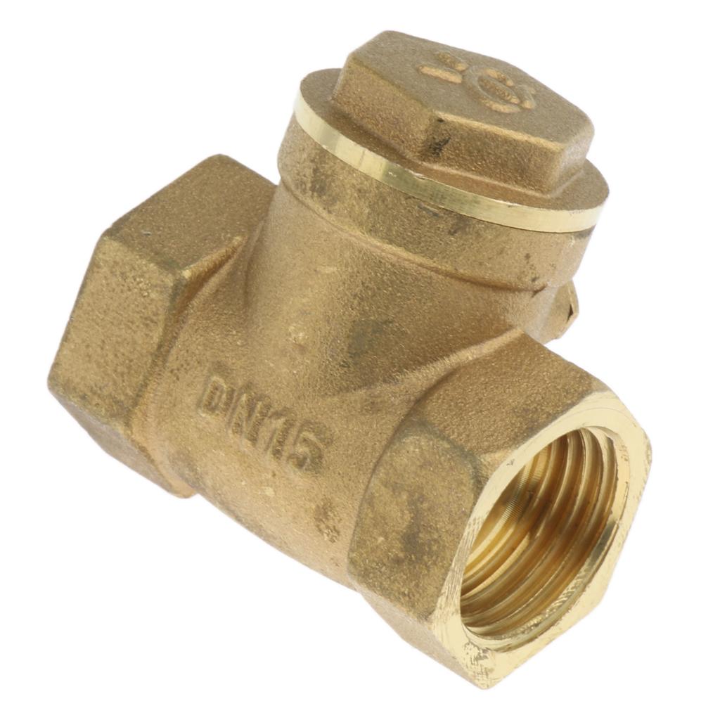 Nữ Ren Đồng Xoay Kiểm Tra Van 1/2 Inch -Ngang Một Cách Kiểm Tra Van, Bền Đẹp