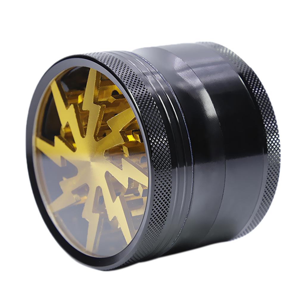 Aluminum Alloy Spice Herb Weed Grinder Mill Crusher 63mm
